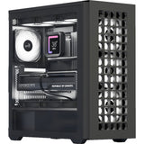 Aerocool b502a midi tårnhus (sort | 2x USB-A | 1x USB-C | RGB)