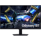 Samsung Odyssey G7 G70D 32 4K UHD-gamingskærm (sort, 2x HDMI, DisplayPort, 2x USB-A, USB-B, RJ-45, Wi-Fi 5, BT, 144 Hz)