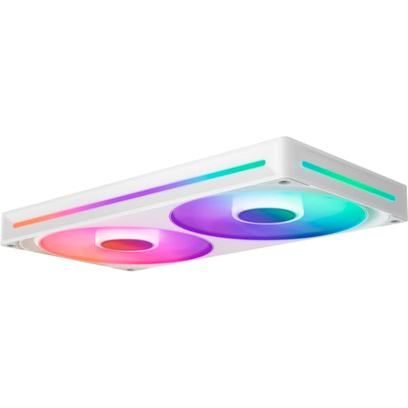 Nzxt f280 rgb core case blæsere (hvide, 2 stk, 280 x 140 x 26 mm)