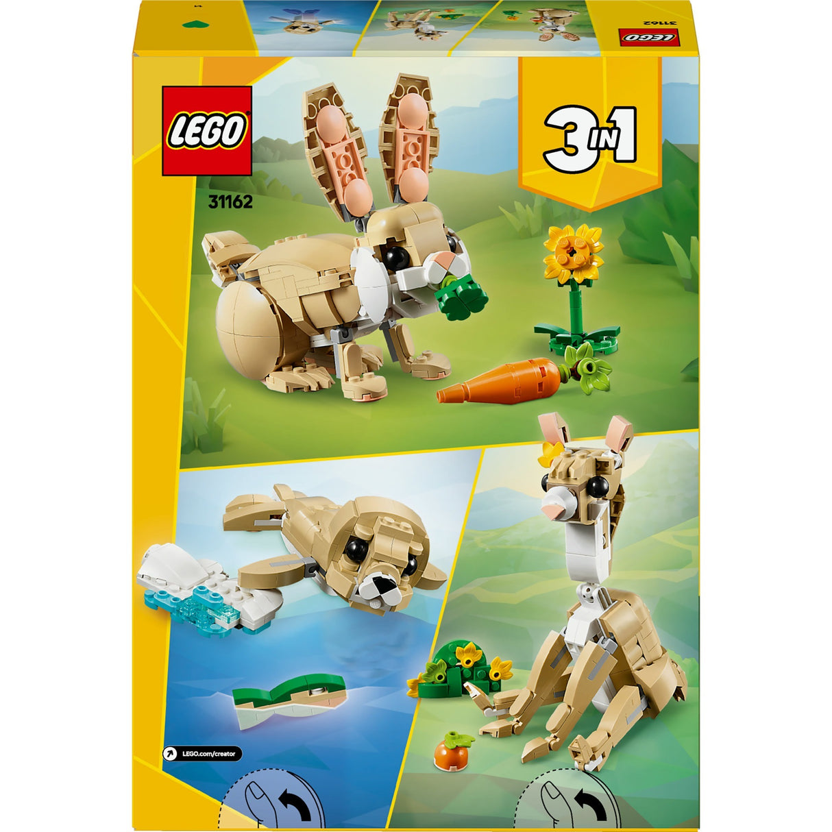 Lego creator 31162 3i1 sød kanin