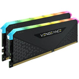 Corsair Vengeance RGB RS 16 GB DDR4-3200 (2x 8 GB) RAM (sort, cmg16gx4m2e3200c16, xmp 2.0)