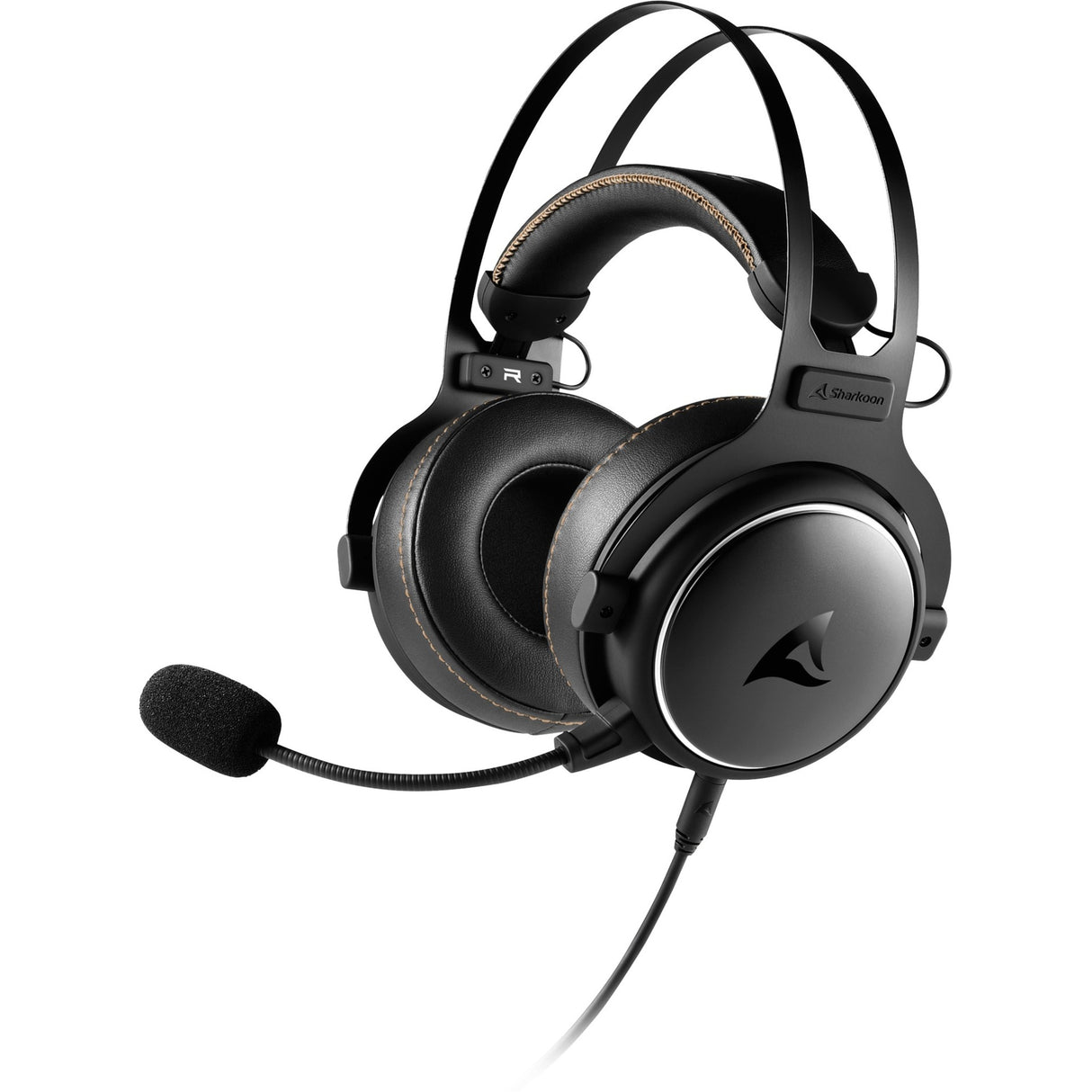 Sharkoon skiller sgh50 over-ear gaming headset (sort, pc, Playstation 4, Playstation 5, Xbox Series S|x)