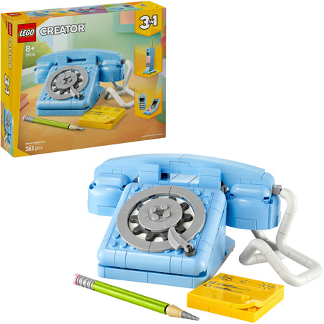 Lego ® creator 3i1 retro telefon, vintage telefon - 31174