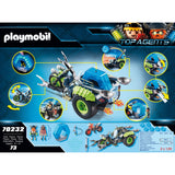 Playmobil Top Agents - Arctic Rebels Snow Trike Construction Toy (70232)
