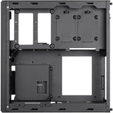 Silverstone milo 12 mini tårnhus (sort | 2x USB-A | 1x USB-C)