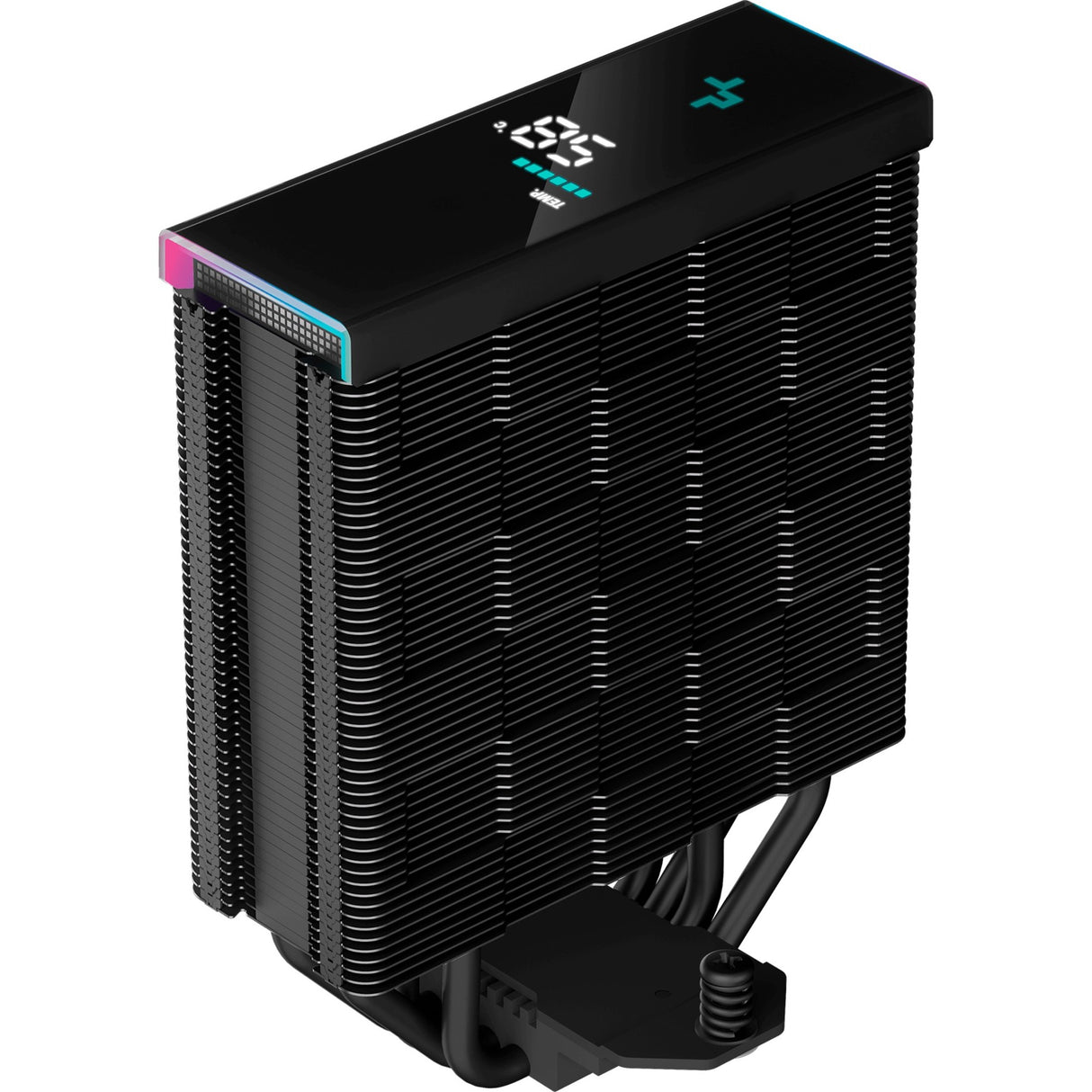 Deepcool AK400 Digital RGB CPU-køler (sort, 4-benet PWM blæserstik)
