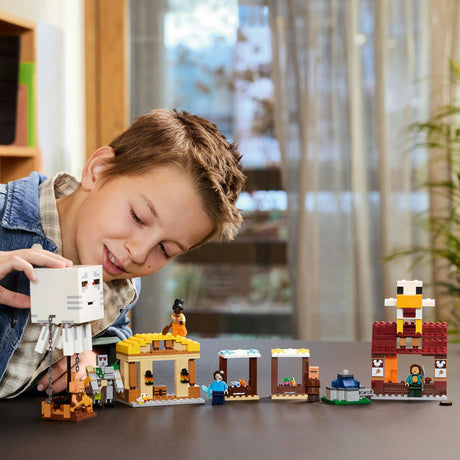 Lego minecraft det skrækkelige ballonangreb på landsbyen - 21273