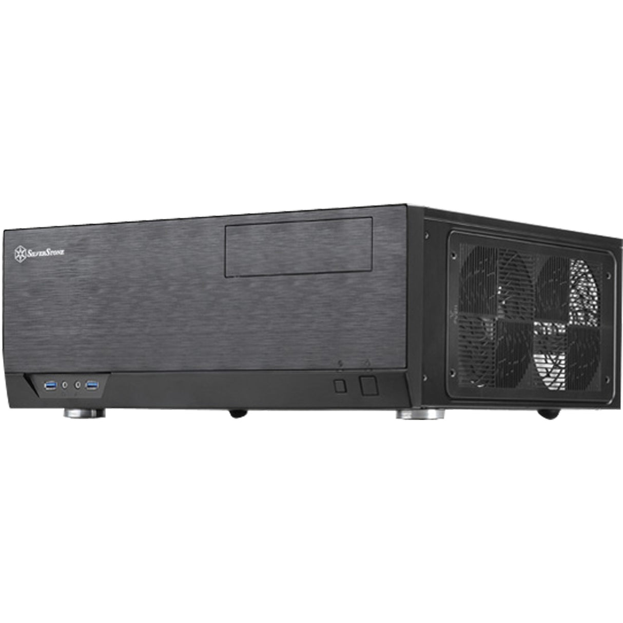 Silverstone sst-gd09b htpc-hus (sort | 2x usb-a)