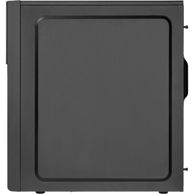 Silverstone sst-ps13b midi tårnhus (sort | 2x USB-A)
