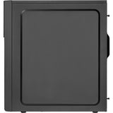 Silverstone sst-ps13b midi tårnhus (sort | 2x USB-A)