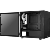 Aerocool atomic v2 mini tårnhus (sort | 2x USB-A | vindue)
