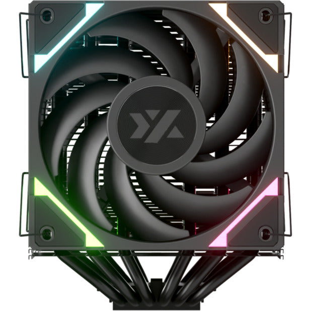 Xyz PC Gear Thermax 6 Duo RGB CPU-køler (sort, ARGB, PWM)