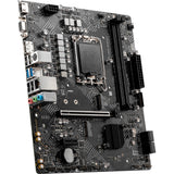MSI Pro H610M-G DDR4 Socket 1700 bundkort (GB-LAN, lyd, µATX)