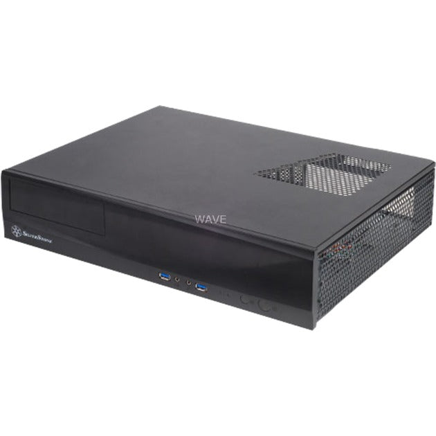 Silverstone milo ml03b desktop kabinet (sort | 2x USB-A)