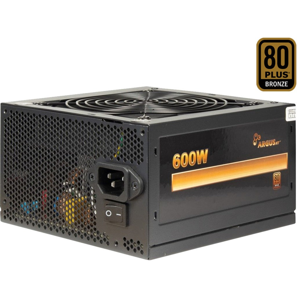 Inter-tech argus bps-600 600 watt strømforsyning (sort, 4x pcie)