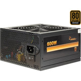 Inter-tech argus bps-600 600 watt strømforsyning (sort, 4x pcie)