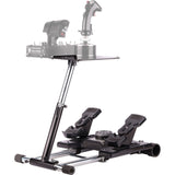 Hjulstander pro deluxe v2 thrustmaster hotas warth holder (sort, til thrustmaster hotas warthog, saitek x-55, x52, pro og x65)