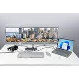 Kensington SD5760t dockingstation (sølvsort, Thunderbolt 4, USB-C, USB-A, HDMI, PD)