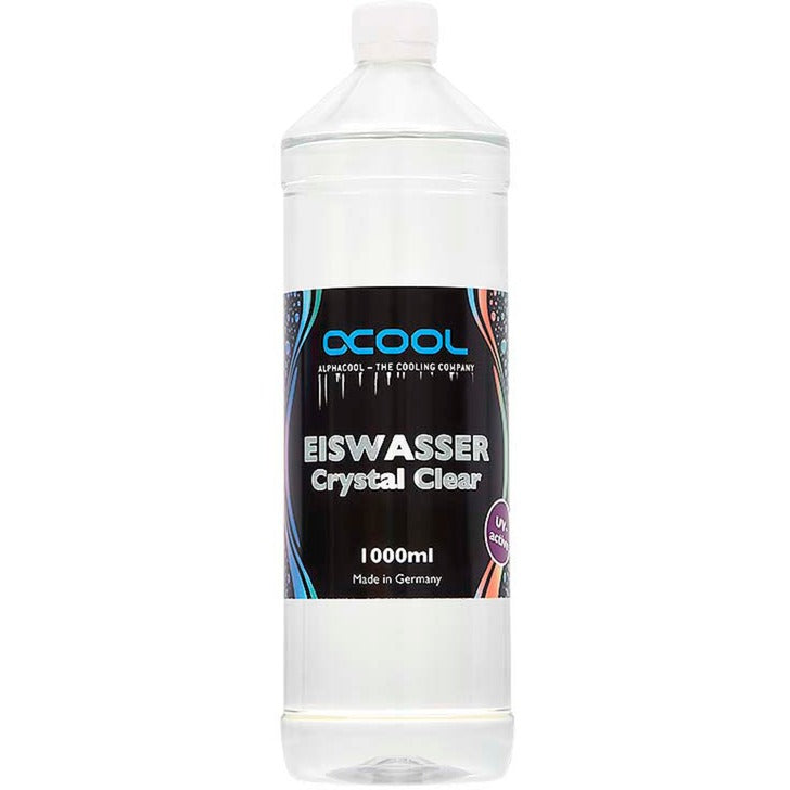 Alphacool eiswasser krystalklar UV-aktiv kølevæske (gennemsigtig, 1000ml)