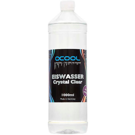 Alphacool eiswasser krystalklar UV-aktiv kølevæske (gennemsigtig, 1000ml)