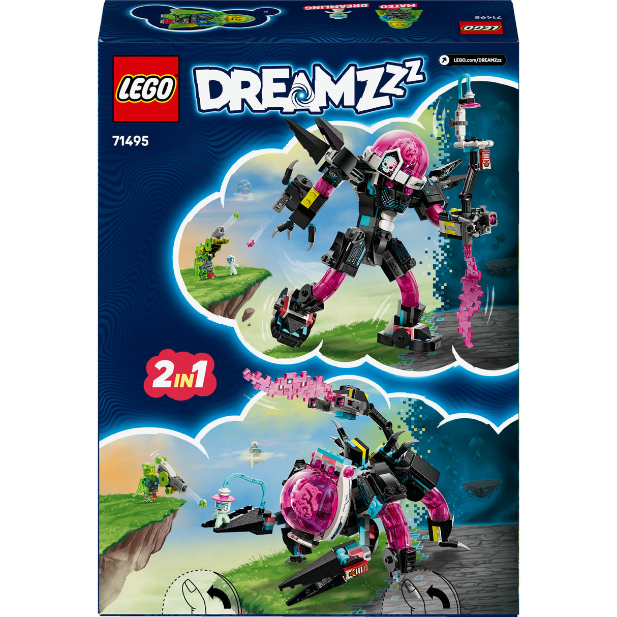 Lego ® dreamzzz™ mateo vs. cyberhjernemekanik-legesæt - 71495