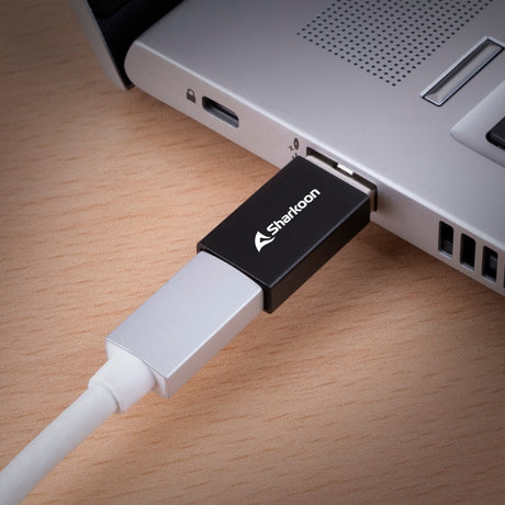 Sharkoon officepal USB-C adaptere (sort)