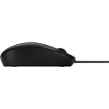 Hp 128 lasermus med kabel (sort, 1200 dpi)