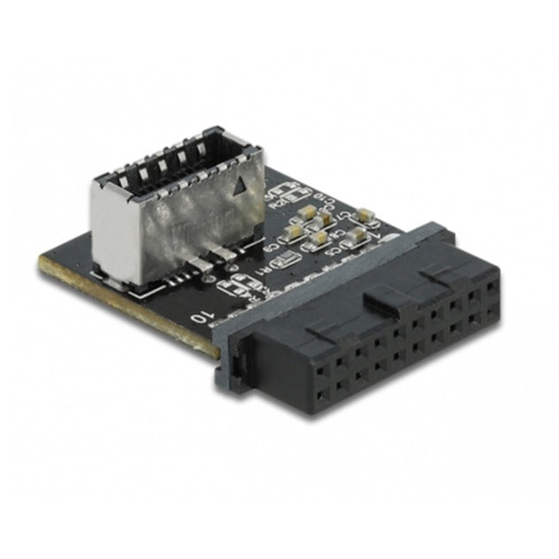 Delock USB 3.0 adapter pin header hun til intern nøgle a hun (sort)