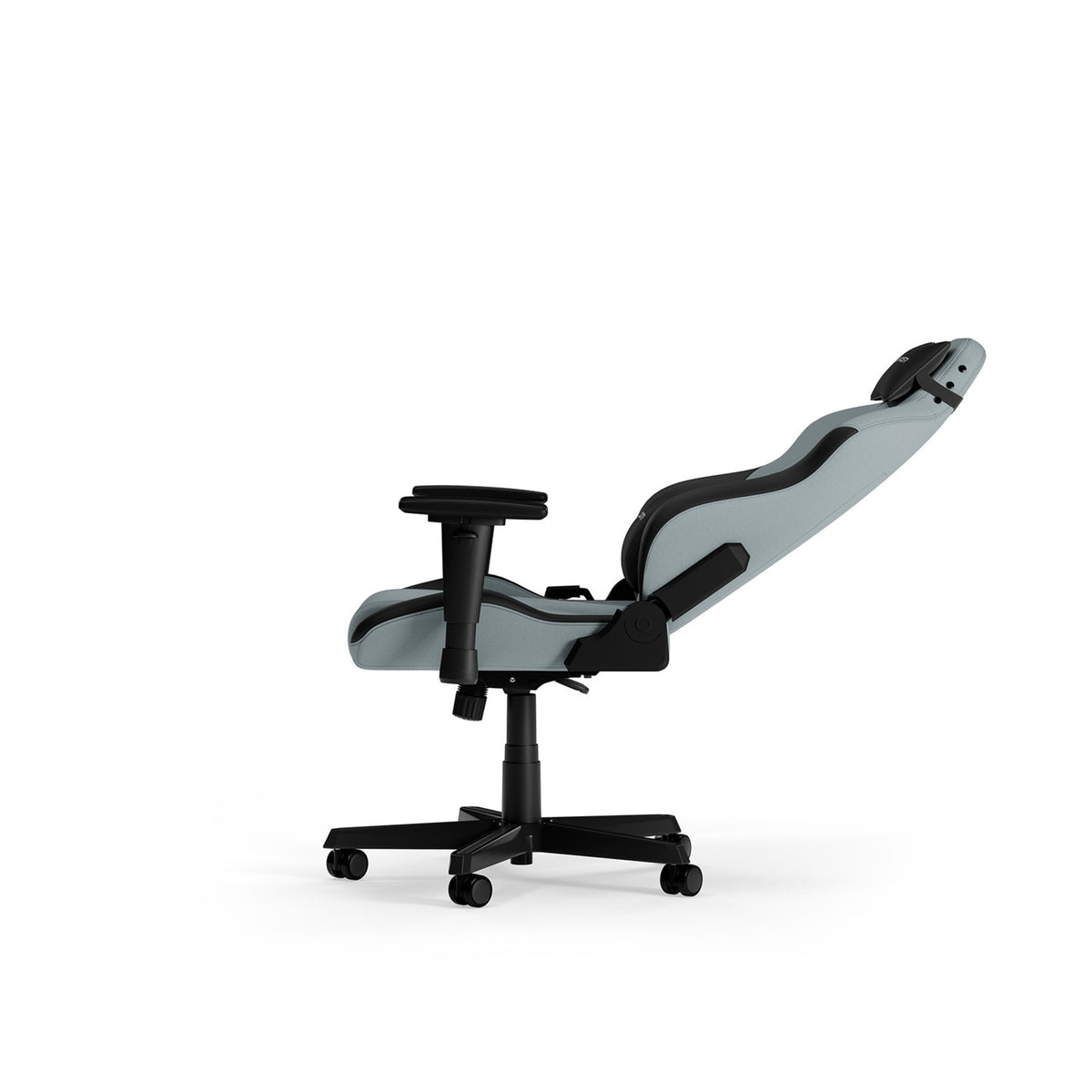Dxracer drifting l cyan sort stof gaming stol (blå-grå sort)