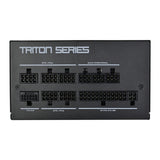 Silverstone triton 850rz modulær 850 watt strømforsyning (sort, 1x 12v-2x6, 3x pcie)