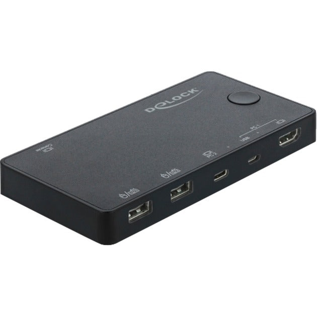 Delock HDMI USB-C KVM Switch 4K 60 Hz med USB 2.0 KVM Switch