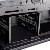 Silverstone seta q1 midi tårnhus (sort | 2x USB-A | 1x USB-C)