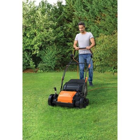 Black+decker verticuteermachine 1200w verticuteerder en beluchten beoep320-qs