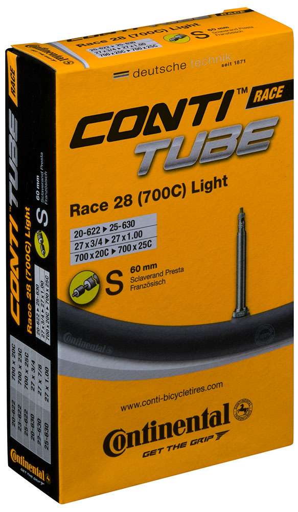 Continental race 28 lys s60 rør