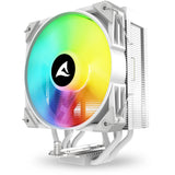 Sharkoon a40 rgb cpu køler (hvid, 4-benet pwm blæserstik)