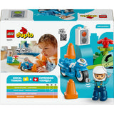 Lego Duplo 10471 blå politi motorcykel