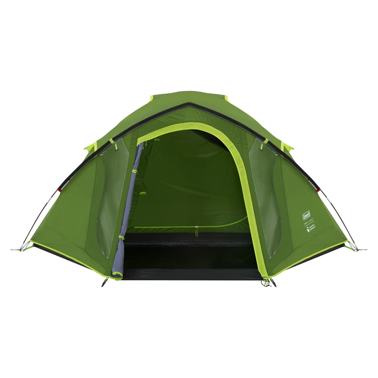 Coleman darwin 3 plus kuppeltelt (mørkegrøn lysegrøn, med frontstruktur, model 2025)