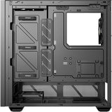 Antec p30 air midi tårnhus (sort træfarve | 2x USB-A | 1x USB-C | hærdet glas)