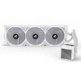 Sharkoon s100 argb vandkøling (hvidt, 4-benet pwm ventilatorstik)