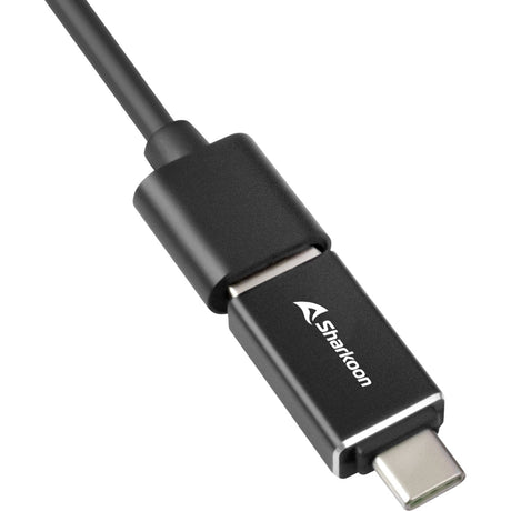 Sharkoon 4-ports USB 3.2 gen 1 aluminium USB hub (sort)