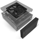 Silverstone sst-ml10b htpc-hus (sort | 2x usb-a)