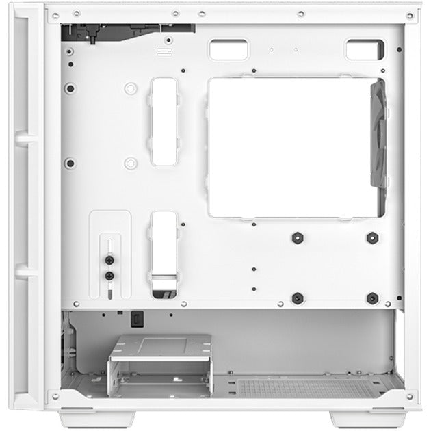 Deepcool ch360 digitalt mini tårnhus (hvid | 1x USB-A | 1x USB-C | RGB | hærdet glas)