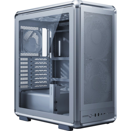 Cooler master masterframe 500 mesh argb midi tower behuizing (zilver | 2x usb-a | 1x usb-c | rgb | tempered glass)