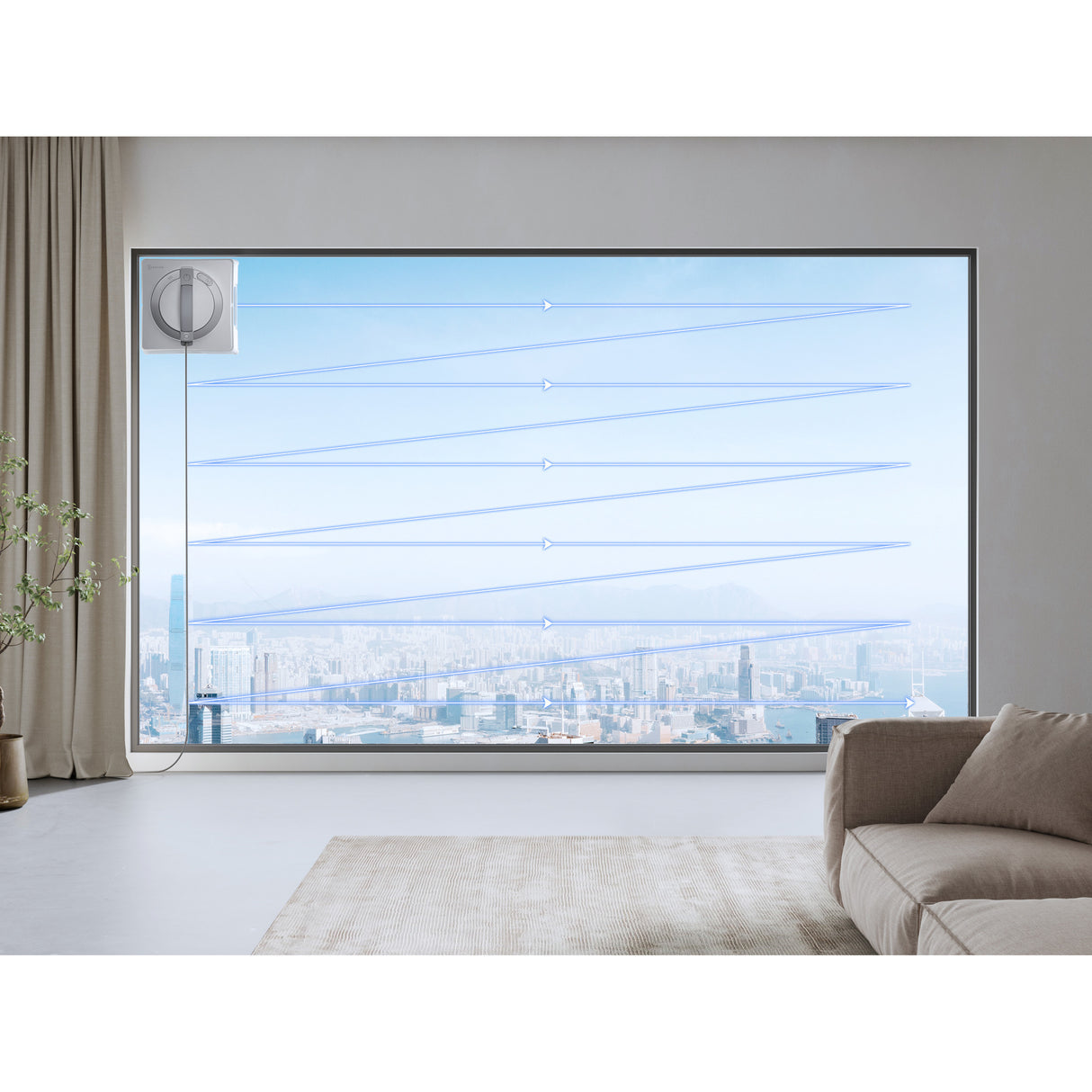 Ecovacs winbot w2 pro vinduespudser (hvid)