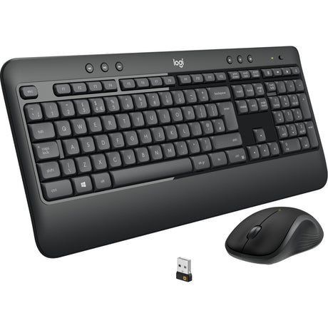 Logitech trådløst tastatur og mus sæt mk540 qwerty