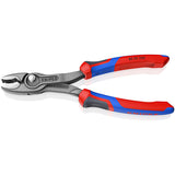Knipex greb foran | længde 200 mm | polerede flerkomponentskeder | sort fosfateret | 1 stk - 82 02 200 - 82 02 200