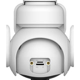 Imou cell pt lite med solpanel sikkerhedskamera (hvidt, 2k, 3mp, 5000 mah batteri)