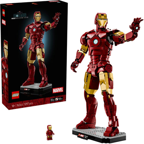 Lego marvel iron man mark 3 – samlerudgave - 76344