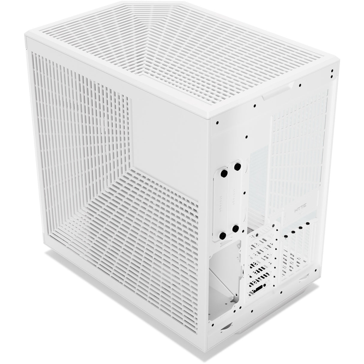 Hyte y70 touch infinite midi tårnhus (hvid | 2x USB-A | 1x USB-C | hærdet glas)