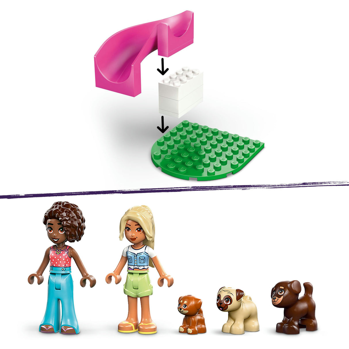 Lego friends hundelegeplads rolleleg byggesæt - 42665